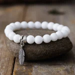Conjunto tres pulseras "Monte Logan" del árbol de la vida con piedras