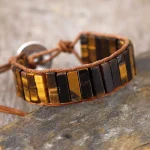 Surtido de pulseras boho chic con 6 gemas semipreciosas