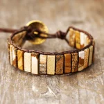 Surtido de pulseras boho chic con 6 gemas semipreciosas