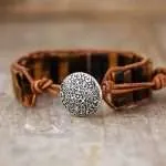Surtido de pulseras boho chic con 6 gemas semipreciosas