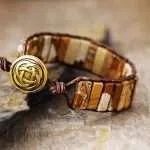 Surtido de pulseras boho chic con 6 gemas semipreciosas