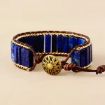 Pulsera de la armonía y la sabiduría con Jaspe turquesa o lapislázuli
