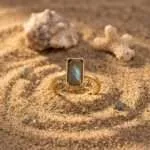 Anillos de la Esencia Bohemia con Piedras Naturales