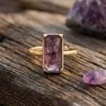 Anillos de la Esencia Bohemia con Piedras Naturales