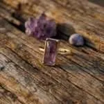 Anillos de la Esencia Bohemia con Piedras Naturales