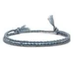 Conjunto de pulseras unisex 'Bondi' con brazalete de plata de ley 925