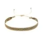 Conjunto de pulseras unisex 'Cartagena' con brazalete de plata de ley 925