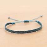 Conjunto de pulseras unisex 'Santorini' con brazalete de plata de ley 925