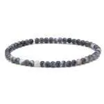 Conjunto de pulseras unisex 'Tulum' con brazalete de plata de ley 925