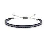 Conjunto de pulseras unisex 'Zanzíbar' con brazalete de plata de ley 925