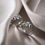 Anillo Triple Luna con piedra lunar – Símbolo de la Fuerza y Ciclos Femeninos