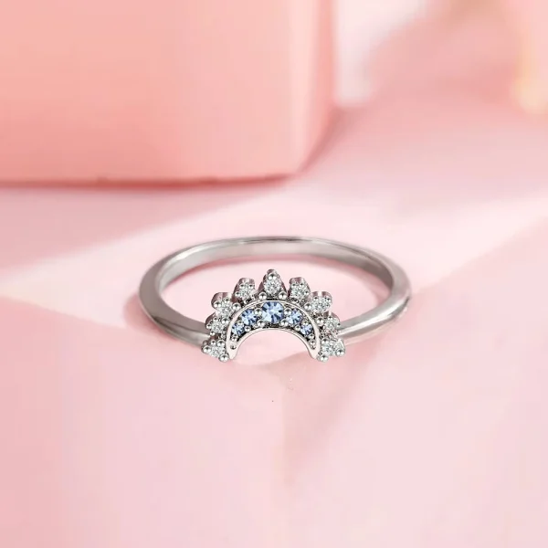 Anillos 'Eclipse Sagrado' – Luna & Sol en Plata de Ley 925 y Circonita