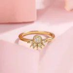 Anillos 'Eclipse Sagrado' – Luna & Sol en Plata de Ley 925 y Circonita