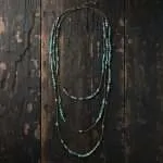 Collar Largo "Alma de Gaia" con Crisocola y Semillas Naturales