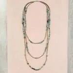 Collar Largo "Alma de Gaia" con Crisocola y Semillas Naturales