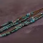 Collar Largo "Alma de Gaia" con Crisocola y Semillas Naturales