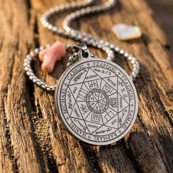 Collar Sello de los 7 Arcángeles – Talismán de Protección y Energía Universal