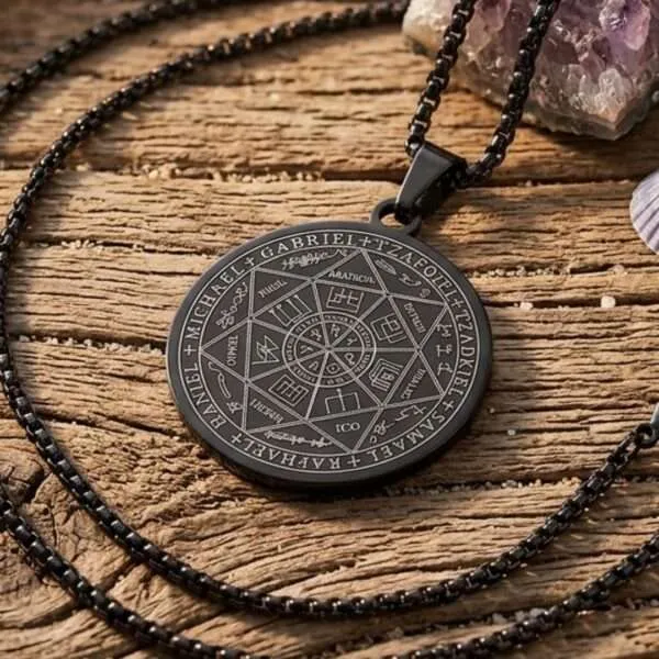 Collar Sello de los 7 Arcángeles – Talismán de Protección y Energía Universal