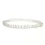 Conjunto de pulseras unisex 'Seychelles' con brazalete de plata de ley 925