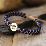 Pulseras de los Signos del Zodiaco con Piedras Naturales y Acero Inox.