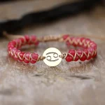 Pulseras de los Signos del Zodiaco con Piedras Naturales y Acero Inox.