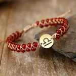 Pulseras de los Signos del Zodiaco con Piedras Naturales y Acero Inox.