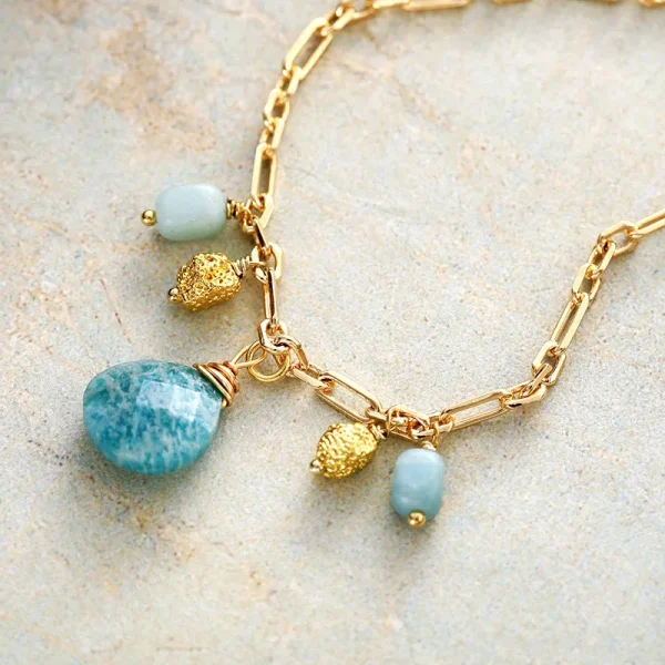 Collar del Horizonte Salvaje – Piedras Naturales y Espíritu Libre
