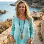 Conjunto Japa Mala 108 cuentas con ágata de la India, ojo de tigre y picture jaspe