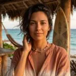 Gargantilla 'Raíces del Viento' con Piedras Naturales