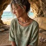 Gargantilla 'Raíces del Viento' con Piedras Naturales