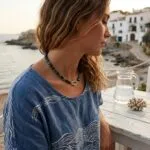 Gargantilla 'Raíces del Viento' con Piedras Naturales