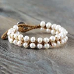 Pulsera 'Brisa Marina' con Perlas – Elegancia Natural y Energía del Mar