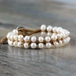 Pulsera 'Brisa Marina' con Perlas – Elegancia Natural y Energía del Mar