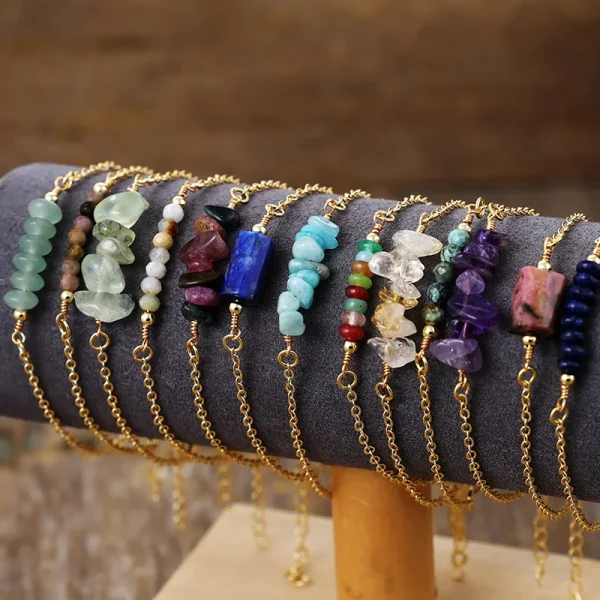 Pulseritas del minimalismo y la Energía - 13 Piedras Únicas