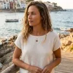 Collares boho de la clara percepción con piedras naturales facetadas