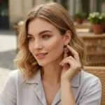 Pendientes boho de Mi Corazón Loco, con corazones de Piedra Natural
