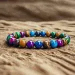 Pulsera Nebulosa – Con Piedras de Ojo de Tigre Multicolor 5A+