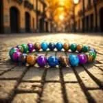 Pulsera Nebulosa – Con Piedras de Ojo de Tigre Multicolor 5A+
