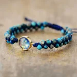 Pulsera 'Ocaso Místico' con Piedras de Jaspe y ópalo (3 colores)