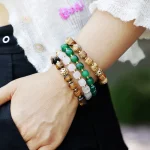 Pulseras del camino fundamental con múltiples piedras sanadoras