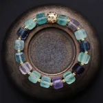 Pulseras del camino fundamental con múltiples piedras sanadoras