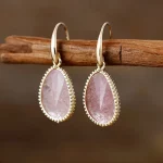 Pendientes Alma Pura – Con Piedras Naturales de Energía y Equilibrio