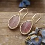 Pendientes Alma Pura – Con Piedras Naturales de Energía y Equilibrio