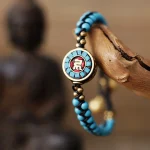 Pulsera Himalaya – Con Turquesas y Abalorios Nepalíes