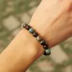 Pulsera Alma del Bosque – Con Piedras Naturales de Ojo de Tigre 5A+