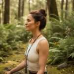 Collar Japa Mala OM de Amazonita y Jaspe Picasso – 108 cuentas de Meditación y Equilibrio Interior