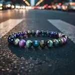 Pulsera Lluvia de Luz – Con Piedras Naturales de Ojo de Tigre Multicolor 5A+