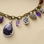 Collar Boho Umbral Místico – Con Amatista y Labradorita Natural