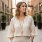 Conjunto Japa Mala 108 cuentas con piedras naturales de citrino