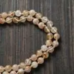 Conjunto Japa Mala 108 cuentas con piedras naturales de citrino